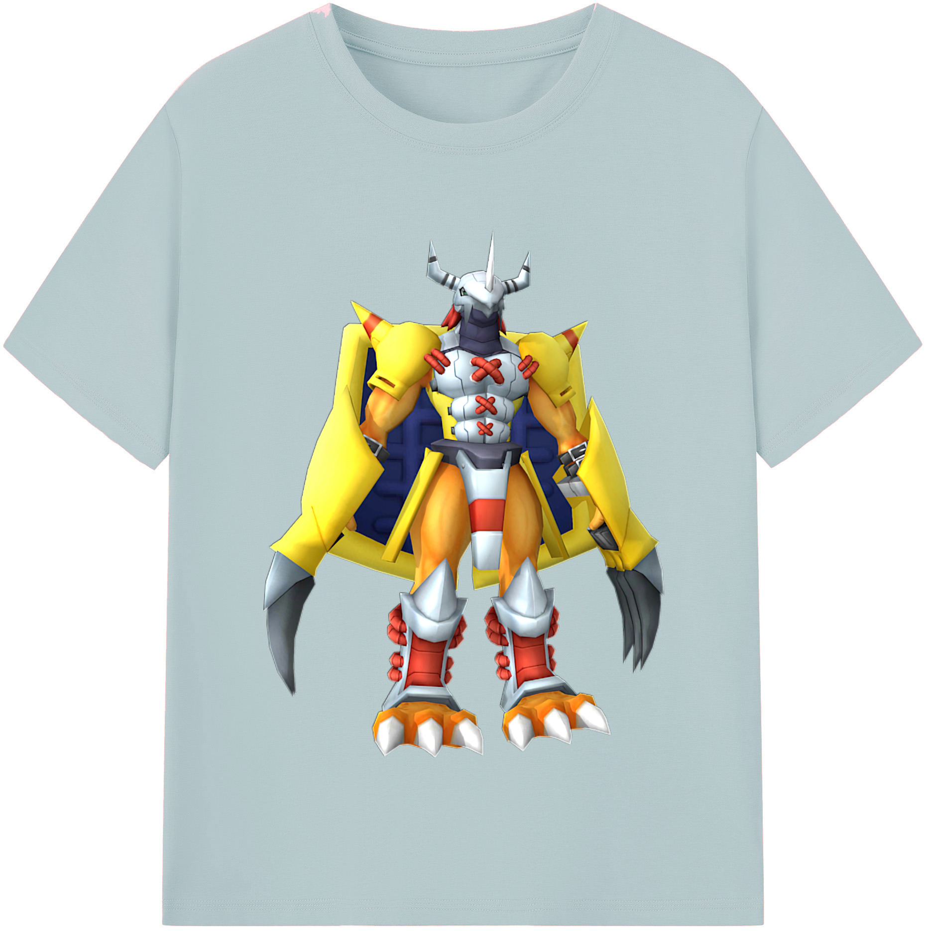 （画像用） Digimon デジタルモンスター/デジモン 綿100％半袖Tシャツ（フロントプリント）
